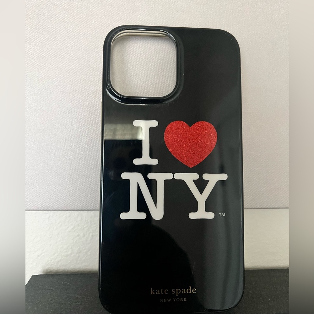Brand  🆕 Kate Spade ♠️ iPhone 13 Pro Max “I ❤️ NY” case